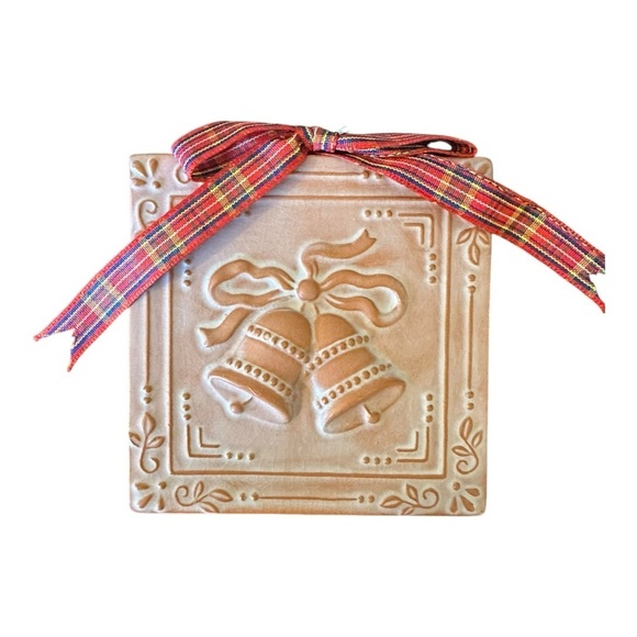 Demdaco Bell Cookie Press Stoneware Ornament - Picture 3 of 6